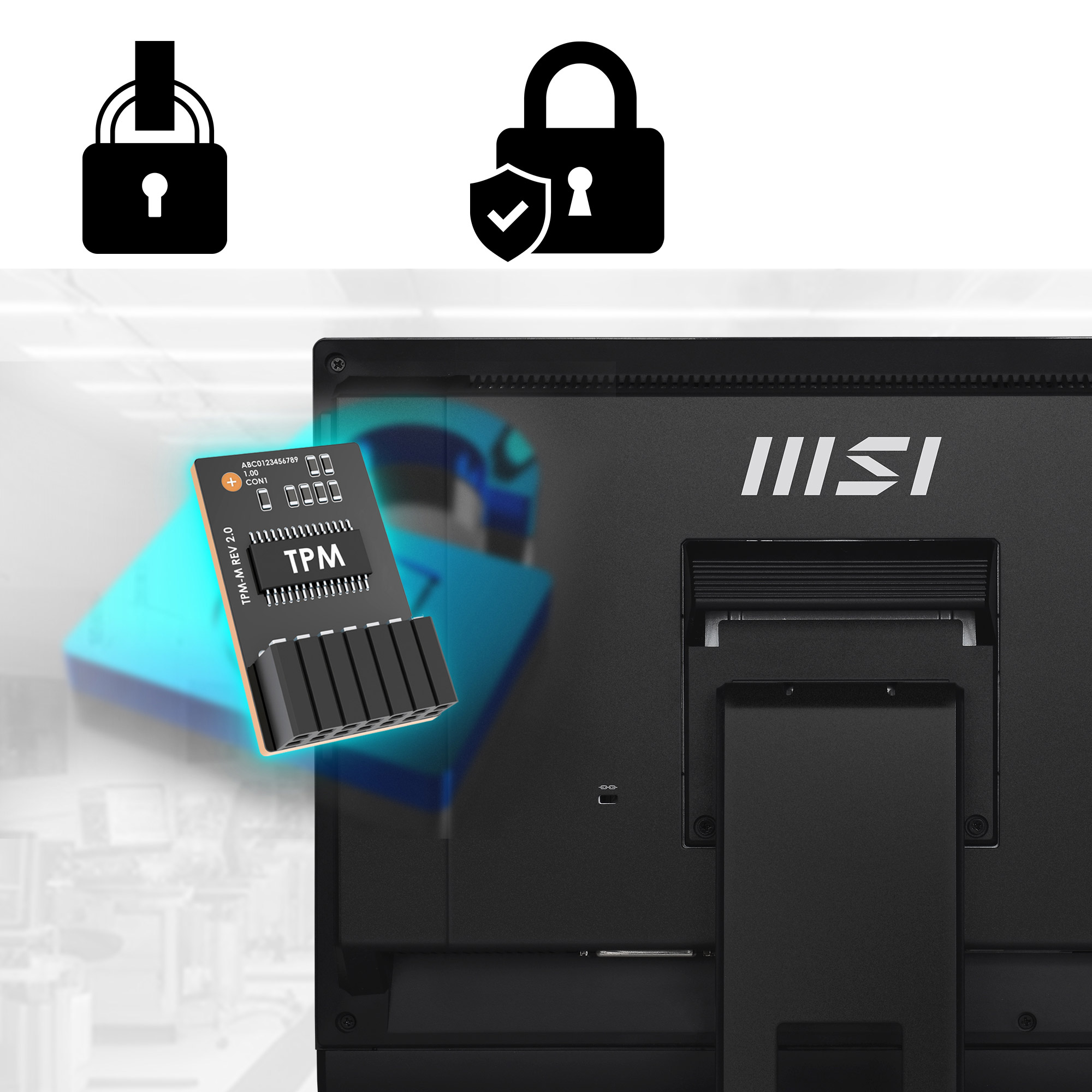 MSI All-in-One Computer PRO AP162T ADL-020US Intel N100 4GB DDR4